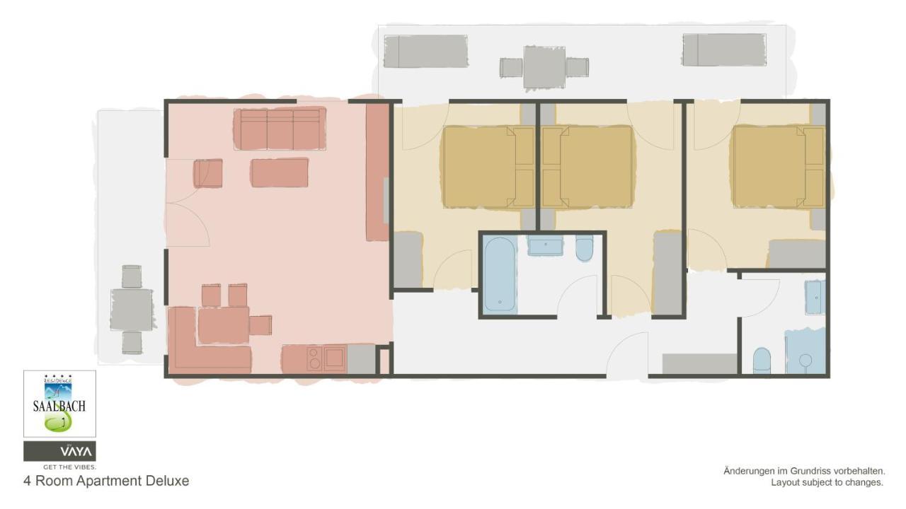 Residence Saalbach By Vaya Inklusive Joker Card Eksteriør bilde
